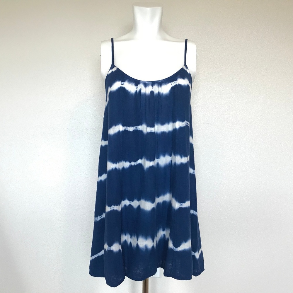 Aerie American Eagle Outfitters Tie-Dye Blue Dress